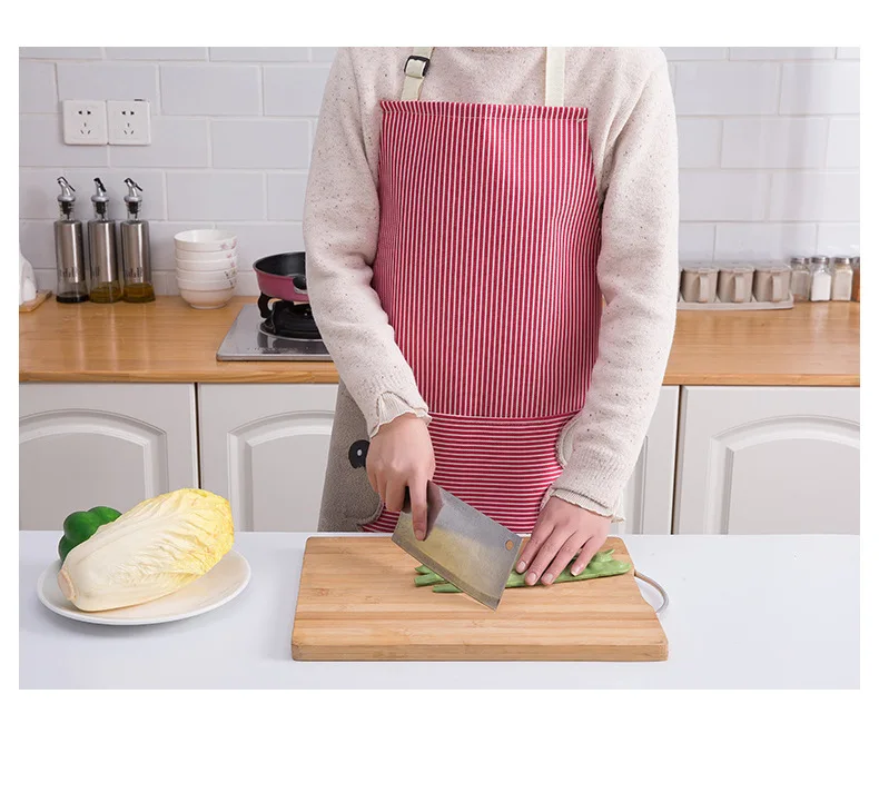Household Wipable Hand Apron Adjustable Waterproof Oil Resistant Overclothes Kitchen Cooking Oil Resistant Work Bib