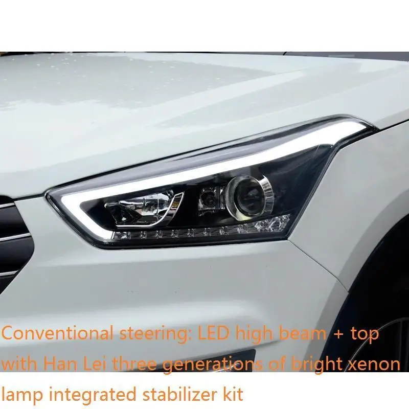 Number 8 Running Luces Led Para Auto Assessoires Стайлинг сборка Cob автомобилей освещение фары Задние фары 17 для hyundai IX25 - Цвет: Number 8
