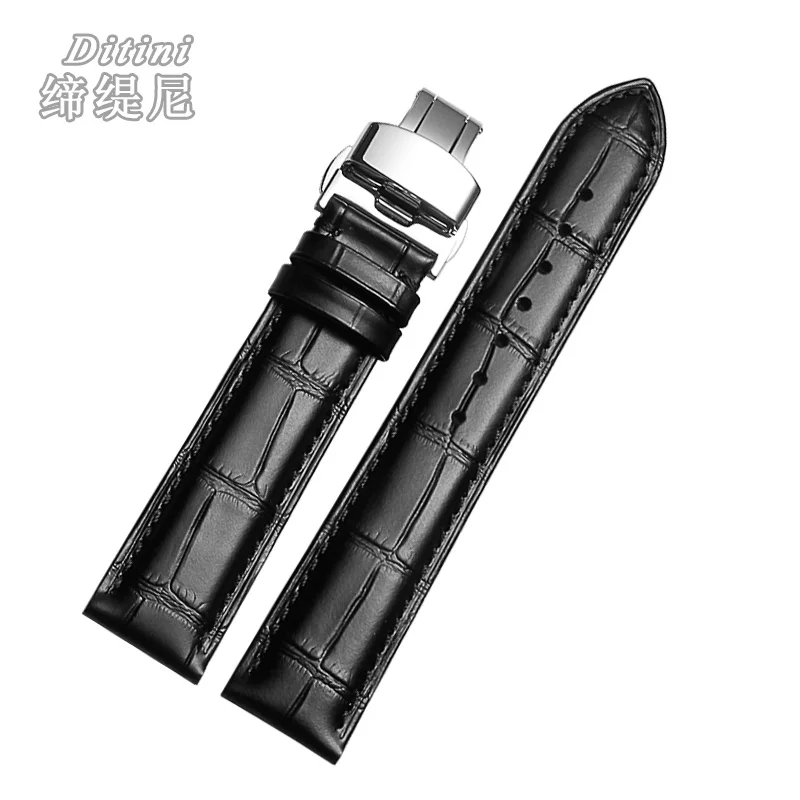 Hight quality Soft Calf Genuine Leather Watch Strap 18mm 20mm 22mm Watch Band for momen and men Accessories Wristband
