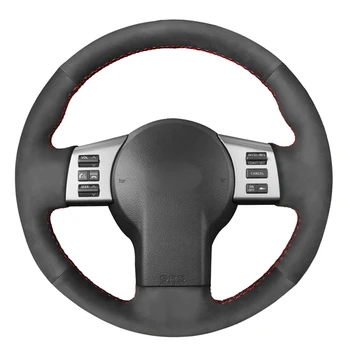 

Black Suede DIY Hand-stitched Car Steering Wheel Cover for Infiniti FX FX35 FX45 2003-2008 Nissan 350Z 2003-2009