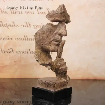 

Direct sales new products explosion creative abstract human head sculpture office new house gifts home decoration ornaments