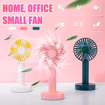 

Portable Usb Fan Rechargeable Handheld Mini Usb Fan Cooler Desktop Fan 3 Speed Adjustable Home Outdoor Carry Cooling Fan 511#2