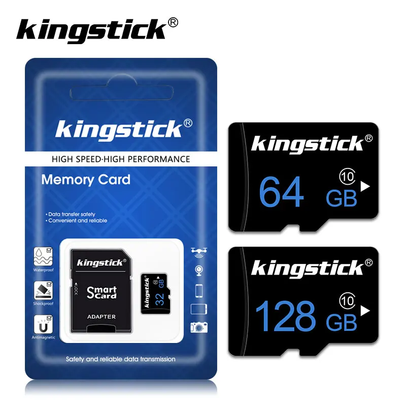 Черная карта памяти класса 10 4 ГБ 8 16 32 Micro sd 64 мини флеш-накопитель TF с бесплатным