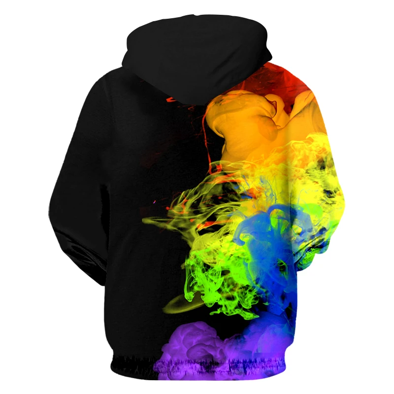 UJWI художественные красочные краски печати молнии 3d толстовки для мужчин/женщин толстовки оверсайз 6XL Повседневный пуловер спортивные костюмы куртки