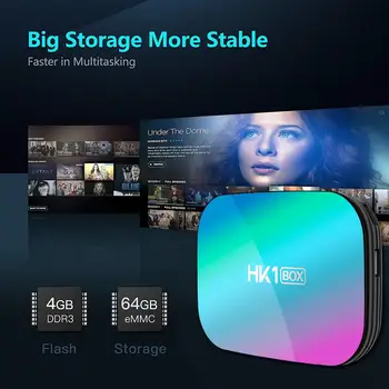 

HK1BOX 4GB 128GB 8K Smart TV Box Android 9.0 1080P Youtube Media player TV BOX Android TV Set top box