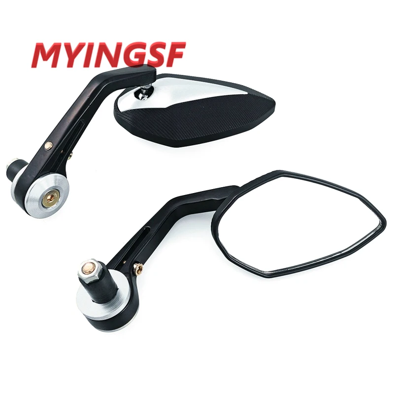 Motorcycle Mirror Handlebar Side Handle Bar Ends Mirror For YAMAHA R6 R1 MT 09 07 TMAX XMAX WR 125 250 KTM DUKE 690 125 200 390