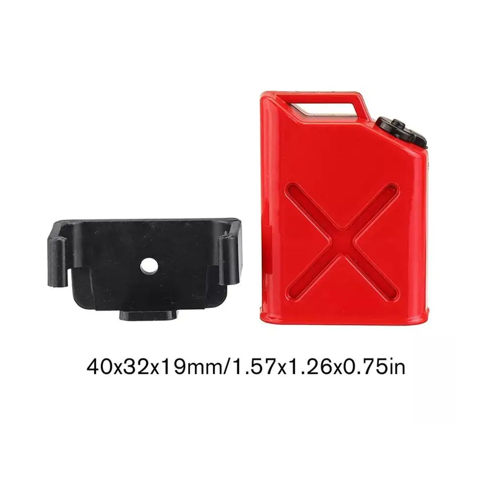 

T-power 1/10 Plastic Fuel Tank RC Crawler Car Decor Parts Oil Drum for TRX4 scx10 90046 Wrangler JK D90 D110 Car Accessories