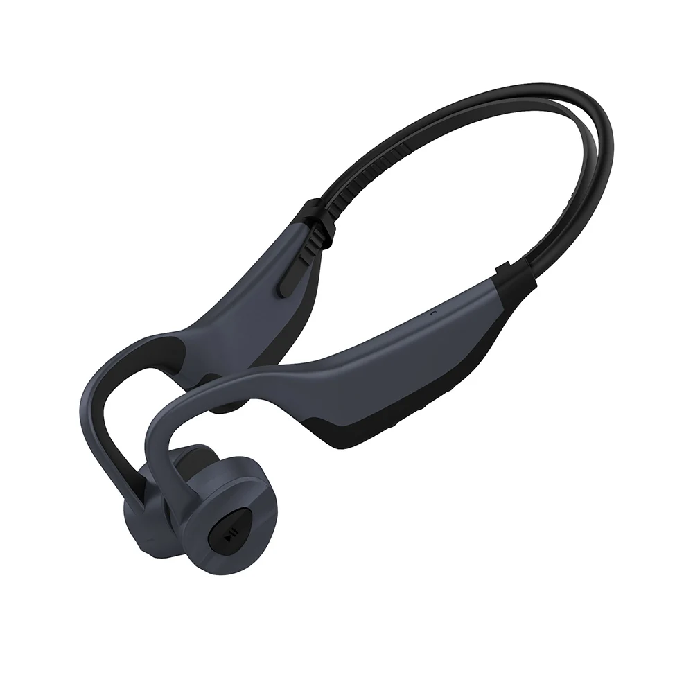 Earphone Bone Conduction Bluetooth 5.0 Headset IP55 Waterproof Sport Running Earphone Hands-free Earphones with Mic