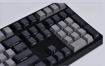 

Dolch OEM Thick PBT Keycaps Black Red Dark Gray Mix 108-Key 87-Key 61-Key for Cherry MX Switches of Mechanical Keyboard