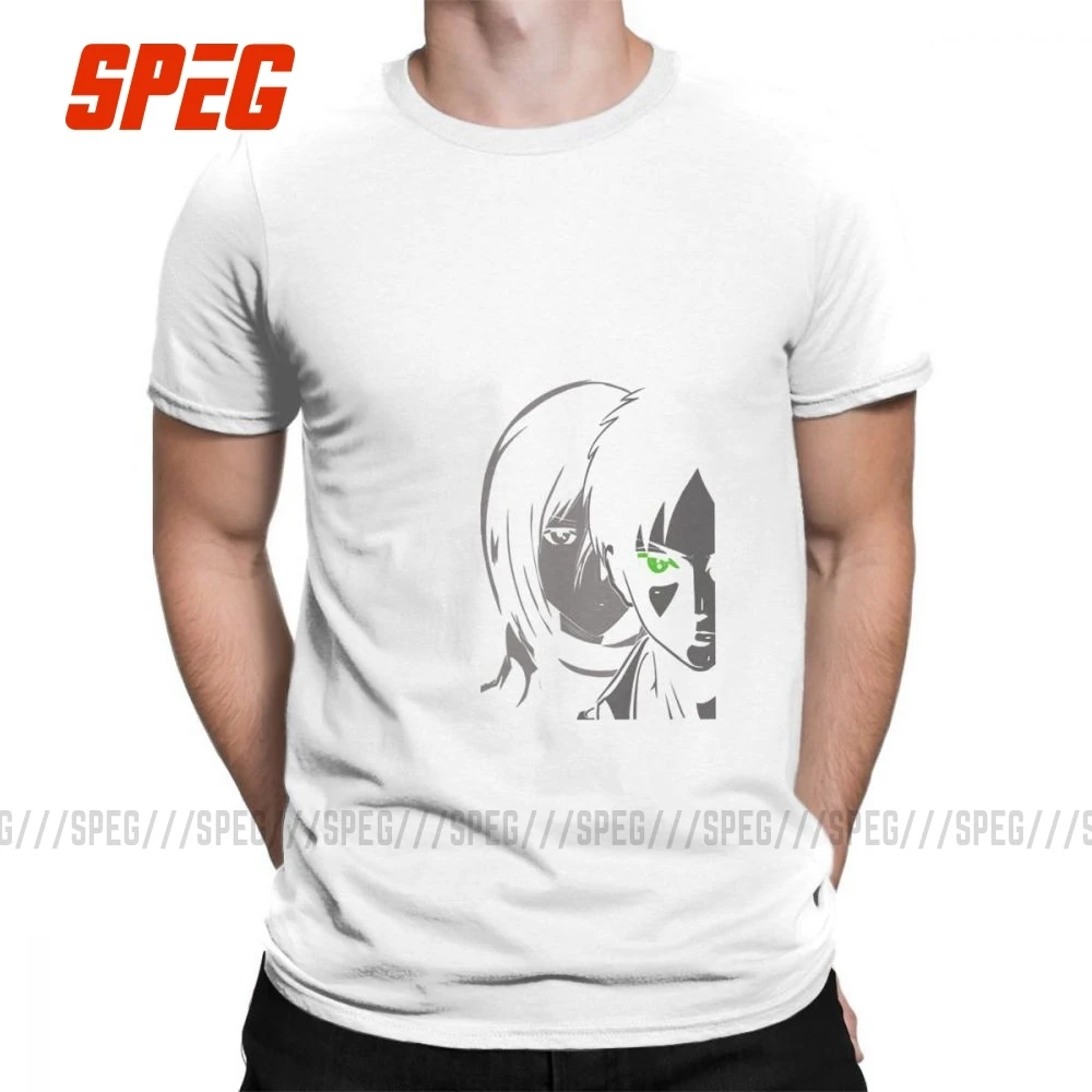Обувь для косплея по аниме «атака на Титанов»(Shingeki No Kyojin) защиты Wall Tees мужские Повседневное футболки хлопковые футболки с круглым вырезом крутая футболка с короткими рукавами - Цвет: Белый