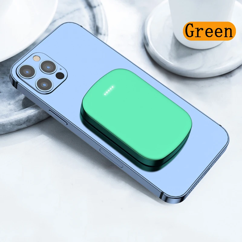 15W Ultra-Thin Magnetic Wireless Power Bank For iphone 13 12 Pro Max Xiaomi Samsung Powerbank Fast Charger Mobile Phone Battery bank power Power Bank