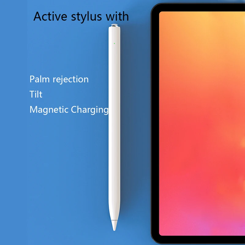 Stylet numérique magnétique inclinable, nouveau design, pointe Fine remplaçable, rejet de paume, pour iPad