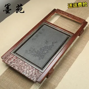 

Solid wood tea tray Xiangyun does not bring induction cooker one kettle tea set single frame table without electrical