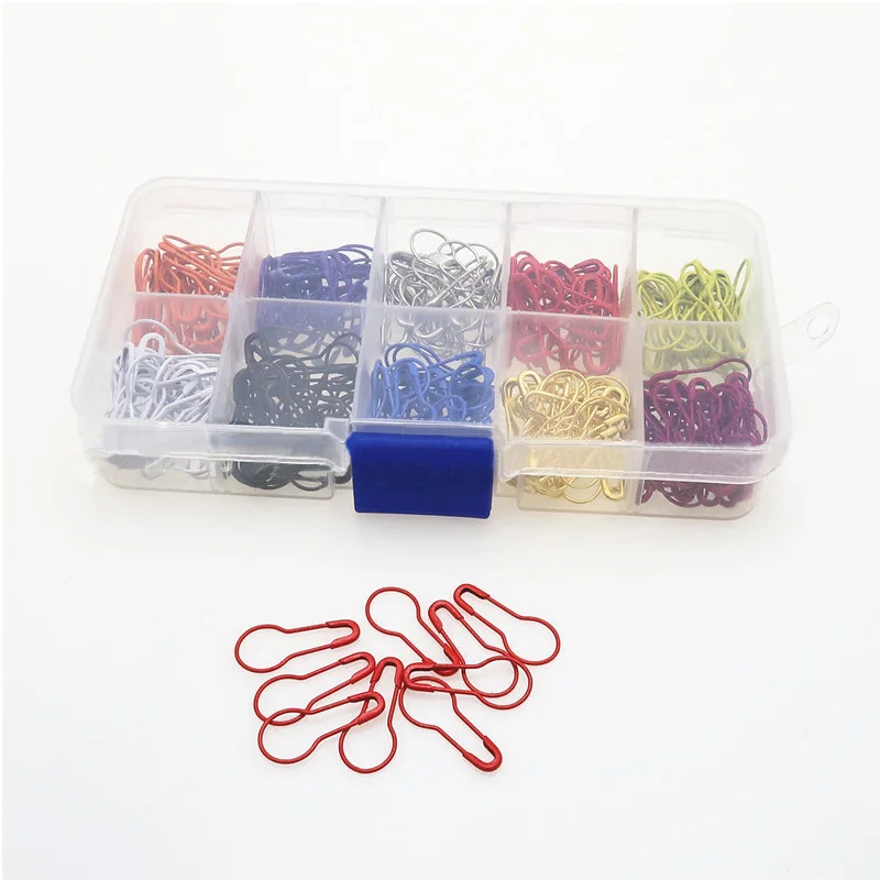 

1 Box Alloy Knitting Tool Locking Stitch Markers Crochet Knitting Tool Needle Clip Hook Small Pin Clothing Tag Safety Lock