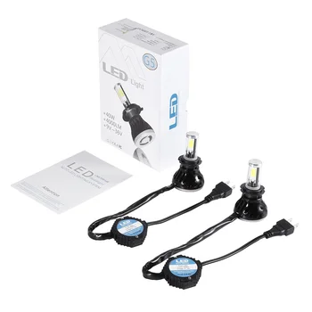 

1 Pair G5-H7 Auto Car LED Headlight 6000K 80W 8000LM 9V-36V High Power COB Leds Headlamp Light Bulbs Kit IP68 Plug and Play