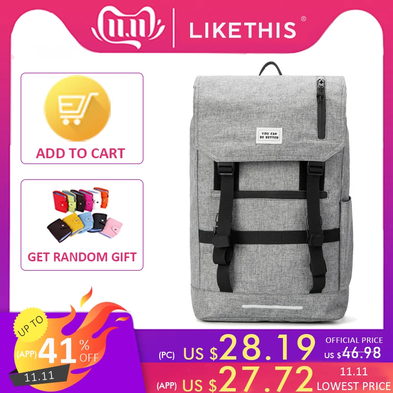 LIKETHIS рюкзак из ткани Оксфорд, мужские многофункциональные дорожные сумки для мужчин, складывающиеся походные рюкзаки, большие рюкзаки Mochila Masculina