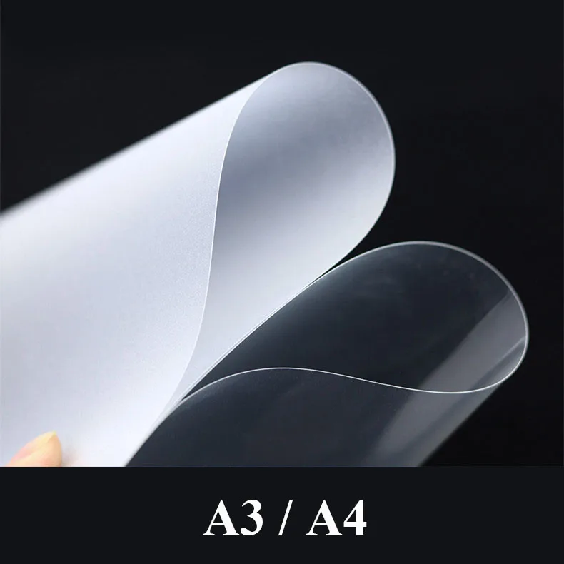 A4 Binding Film Plastic Cover Pvc Plastic Looseleaf Bookbinding Cover