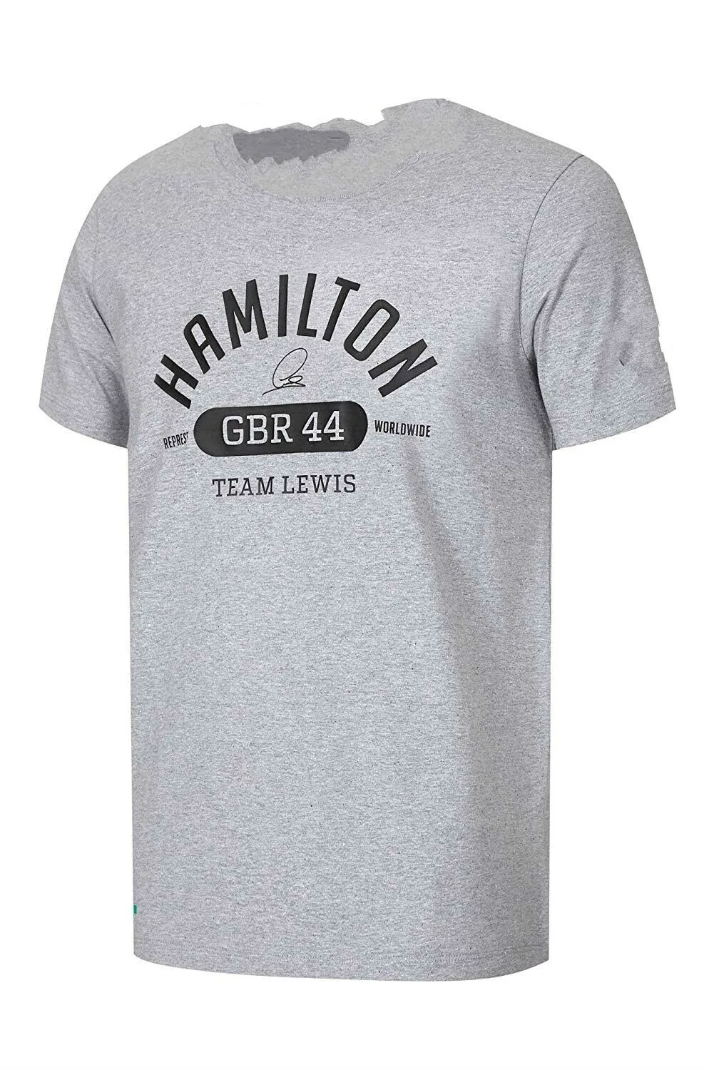 Футболка Mercedes AMG Petronas Hamilton GBR 44 Mens Formula One 1 F13 hipster harajuku Новый Серый | Мужская одежда