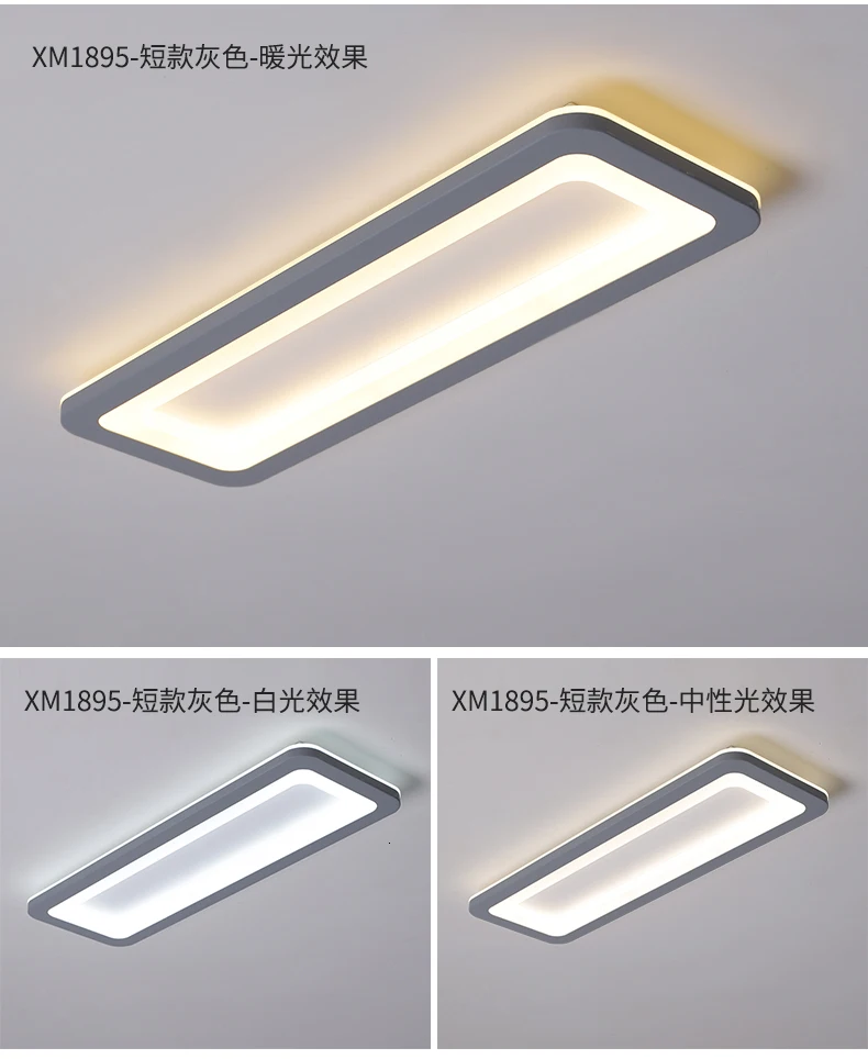 Dragonscence Modern Led Ceiling Lights For Bedroom Kitchen aisle Lights Plexiglass Long Strip Ceiling lamp lighting fixtures