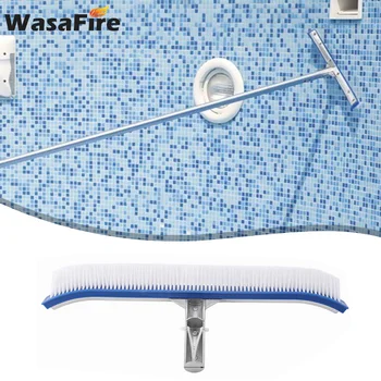 

Swimming Pool Suction Vacuum Cleaning Brush Hard Curved Cleaning Tools Wall & Floor Brush Bristles Cleaner Broom Hot Tub