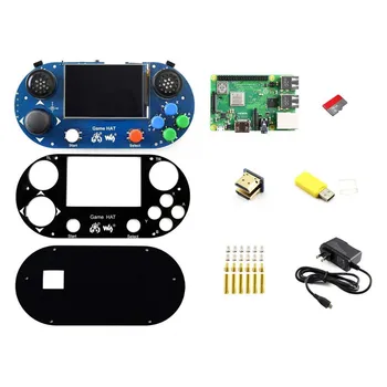 

ShenzhenMaker Raspberry Pi 3 Model B+ Development Kit, Game HAT, Micro SD Card, Power Adapter