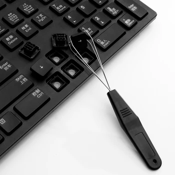 

1PC Useful Keyboard Key Keycap Puller Remover With Unloading Steel Keycap Starter Keyboard Cleaning Aid Keyboard Cleaning Tool