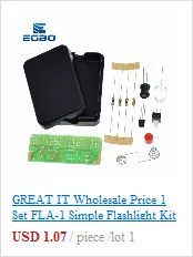 1 ~ 20PCS Einfache LED-Blitz DIY Kits Schaltung Elektronik Elektronische Suite 1,2mm Teile für Arduino Flash LED Kit Elektronische DIY Kit – Detail 12