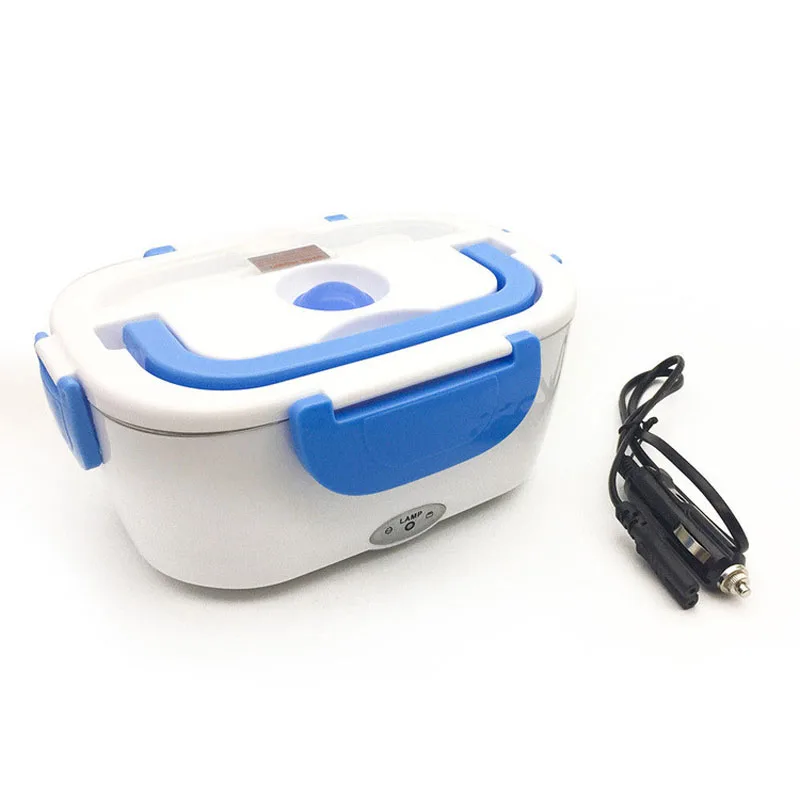 

1pcs Portable Electric 12V Heated Lunch Box Bento Boxes Auto Car Food Rice Container Warmer For School Office Home Dinnerware