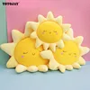 Lovely Soft Baby Plush Pillow Sleeping Sun Cloud Shaped Cartoon Bed Car Decor Nursing Yellow Pink Blue Sofa Cushion Girls Gift 1