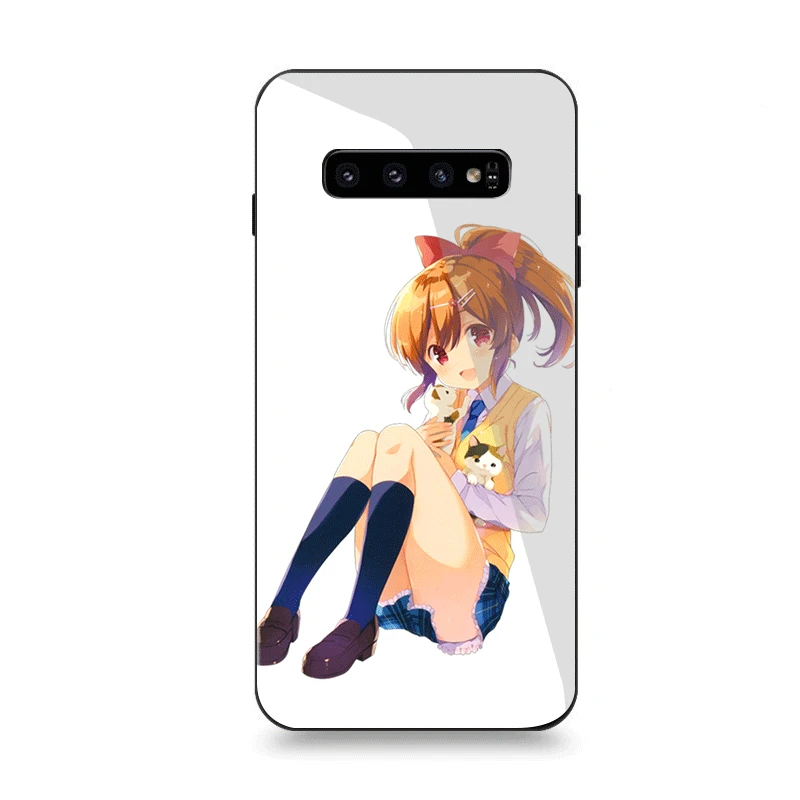 G10 Чехол для телефона Стекло для samsung A10 A20 A30 A40 A50 A60 A70 S7 край S8 Plus Note 8 9 S10 крышка Сакураи Аканэ бета-девушка - Цвет: G10