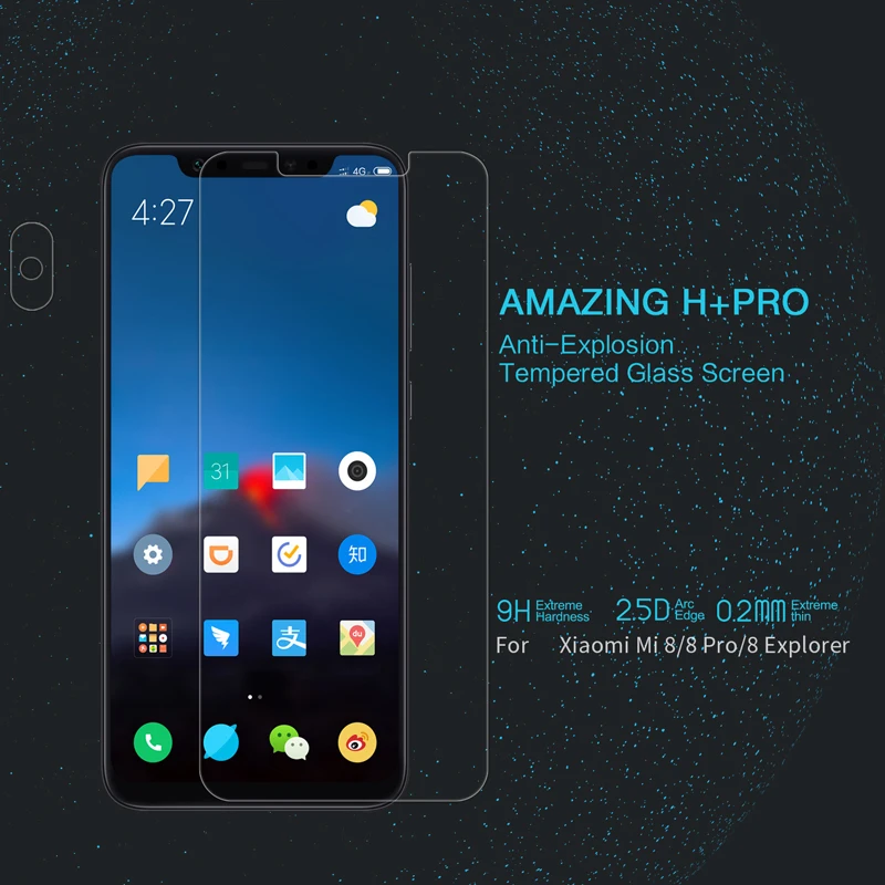 Для xiaomi mi 9 стекло Nillkin Amazing H/H+ PRO закаленное стекло для защиты экрана для xiaomi mi 6/mi 8/mi 8se/mi 8 pro/mi 9 se стекло