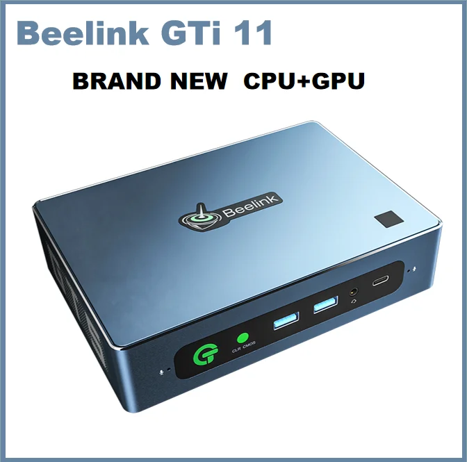 Beelink GTi 11 Windows 10 Мини ПК Intel 11th Core i5 1135G7 16 Гб DDR4 500 Nvme SSD win11 офисный игровой компьютер