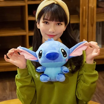 

New Cute Nipple Bee Stitch Lilo&Stitch Plush Toy for Children Cute Stuffed Animal Doll Kids Baby Toy Cartoon Birthday Xmas Gift