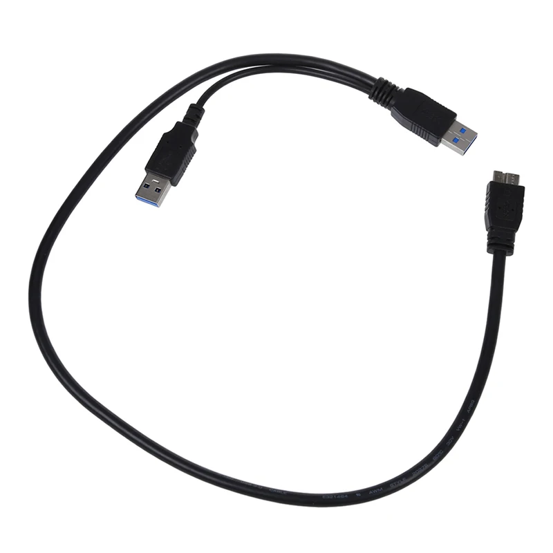 Кабель A-Micro-B USB 3,0 Y, черный