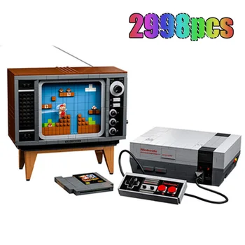 

New Adventures with Marioed Model Blocks Building Bricks Game console kids toys for children Christmas sets 71347
