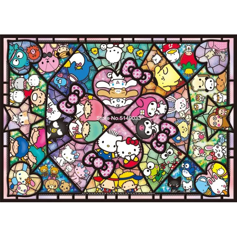 

Full Square/Round Drill 5D DIY Diamond Painting "Hello Cat Kitty" 3D Diamond Embroidery Cross Stitch Mosaic Rhinestone Decor