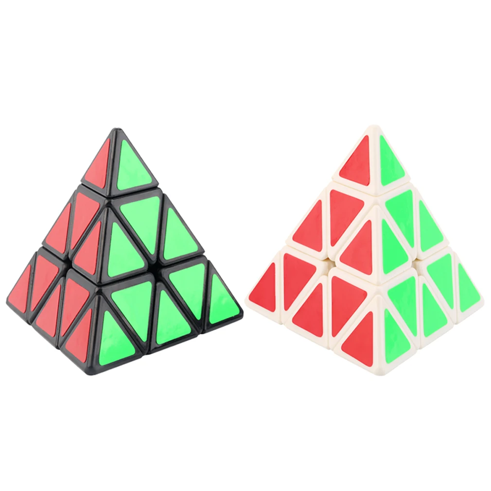 MOYU Triangular Pyramid Shaped Speed Magic puzzled Cube Black/White Worldwide sale