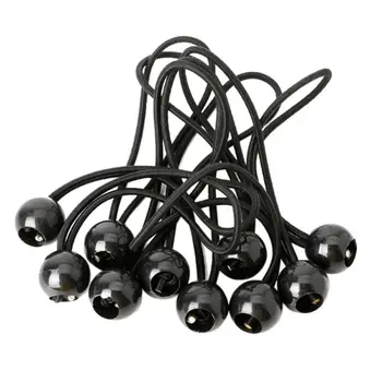 

30pcs/lot Durable Multi-purpose Tent Fixed Ball Elastic Rope Plastic Ball Fixed Strap Bungee Balls