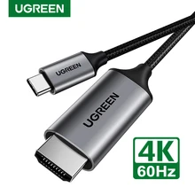UGREEN USB C na HDMI 4K 60HZ USB typ C Thunderbolt 3 Adapter typ C na HDMI kabel dla Macbook USB-C HDMI Adapter type-c HDM
