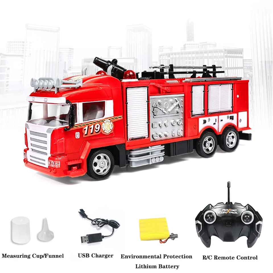 Fire Truck Electric Remote Control Fire 