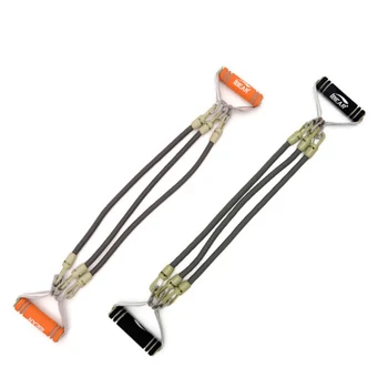 

Sport IBEAR Exercise Bands Pull Handles Elastic Band Fitness Ropes Resistance Exercise Training Three-Tube Chest Expander