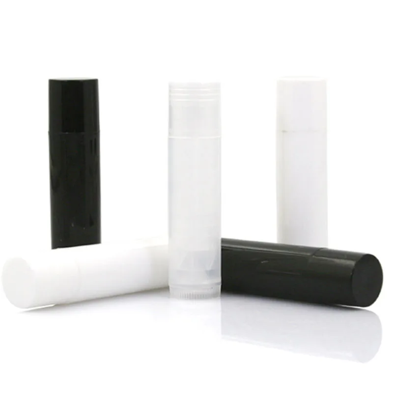

25PCS Empty Cosmetic DIY Chapstick Lipstick Balm Tube Lip Gloss With Caps Container Lip
