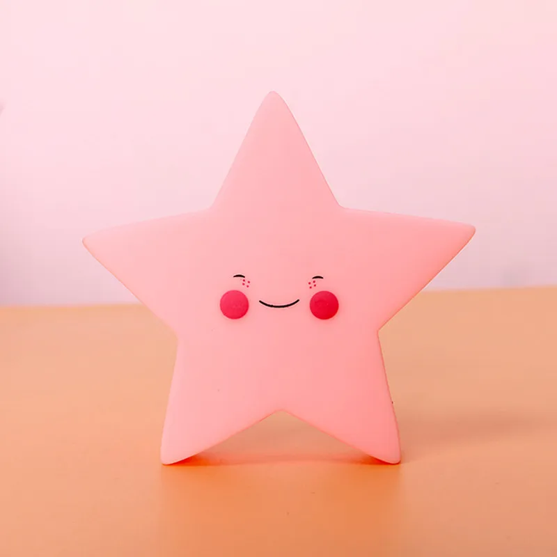 Светодиодные Звездные ночные светильники детская Ночная лампа игрушка