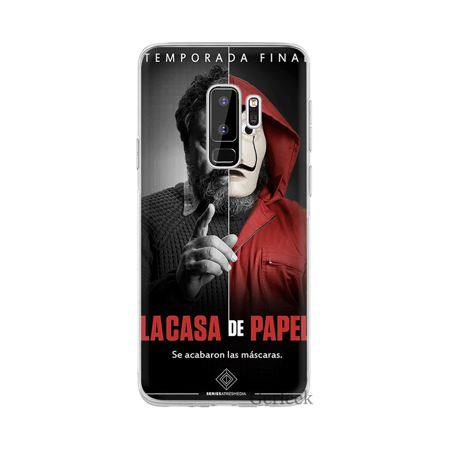 Чехол для телефона из термополиуретана для samsung A5 A6 A7 A8 A9 A10 A20 A30 A40 A50 A60 A70 крышка деньги Heist дом Бумага