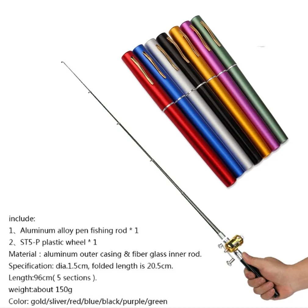 Pen Type Fishing Rod Mini Pocket Ice Fishing Rod