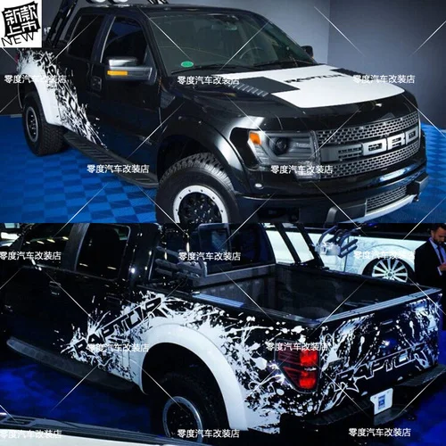 Автомобильные наклейки для Ford Raptor F150, внешний вид всего тела, модифицированные наклейки RANGER, автомобильные наклейки, внедорожные наклейки для кузова - Название цвета: O
