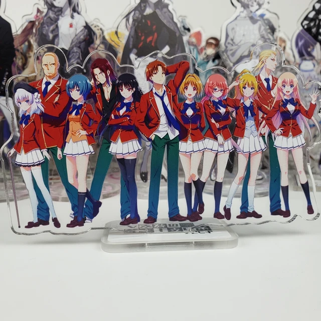 Anime Classroom of the Elite Action Figure Cosplay Horikita Suzune  Karuizawa Kei Acrylic Stand Model Dolls Toy 15cm KeyChain
