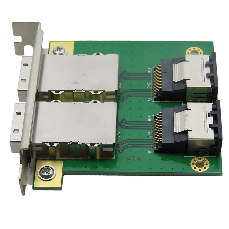 2 порта Mini SAS SAS26P SFF-8088 до 36Pin SFF-8087 адаптер кронштейн pci конвертер |