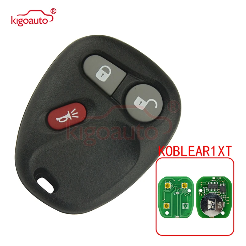 KOBLEAR1XT Kigoauto для Chevrolet GMC автомобильный брелок KOBUT1BT KOBLEAR1XT 315Mhz 3 кнопки бесключевого входа дистанционного ключа - Количество кнопок: KOBLEAR1XT
