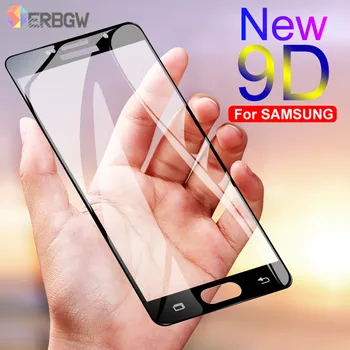 

9D Full Cover Protective Glass For SAMSUNG Galaxy J3 J5 J7 2017 J2 J3 J7 J8 J4 J6 Plus 2018 S6 S7 Tempered Screen Protector Film